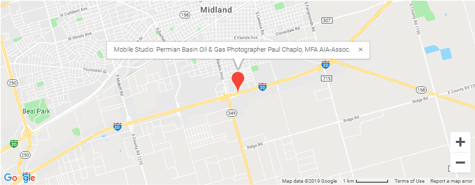 map Midland oil Photographers field studio