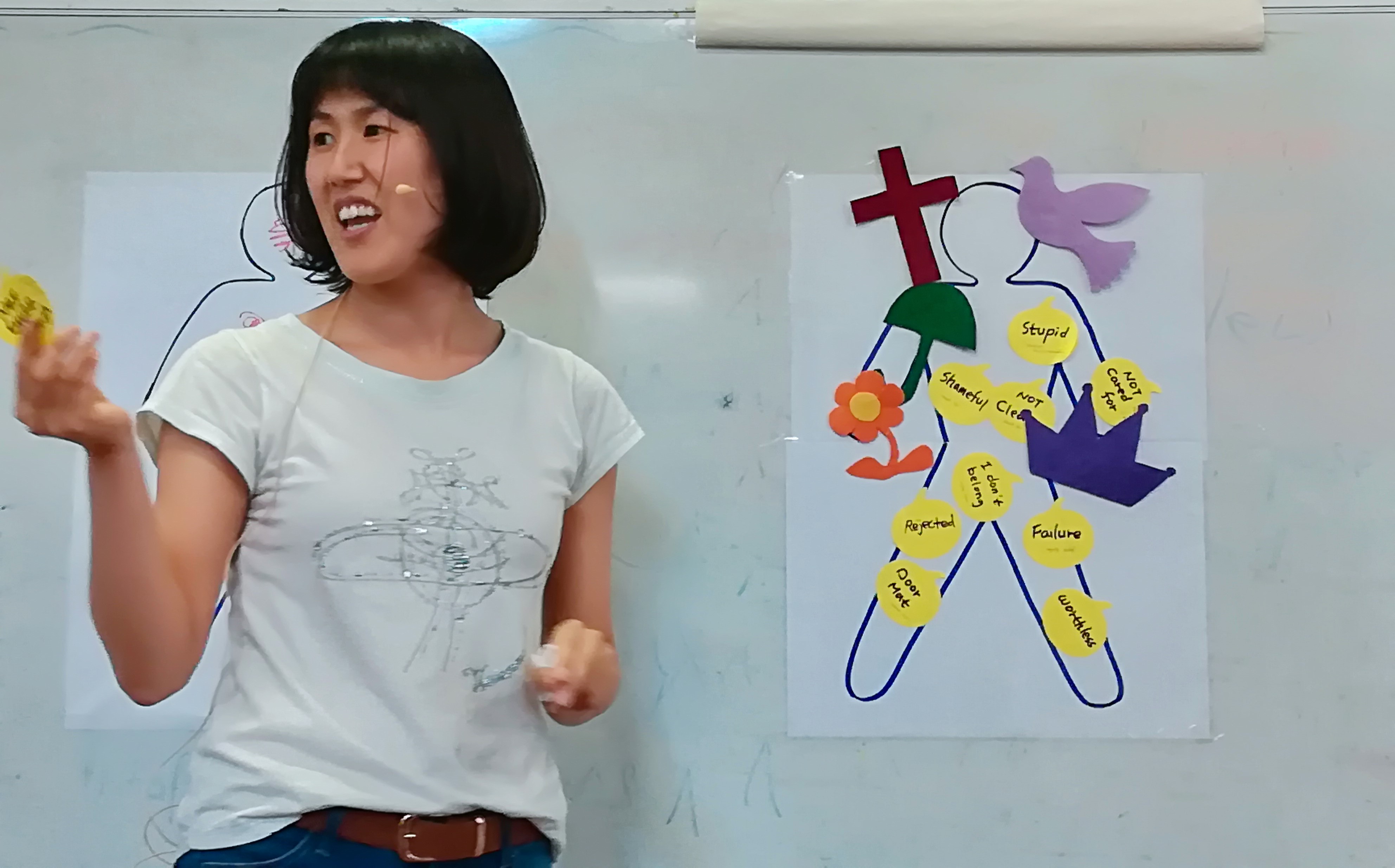 Koock Hyang Kim teaching