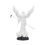 Thumbnail: Fairy figurine in long white dress with angelic wings carrying a scythe