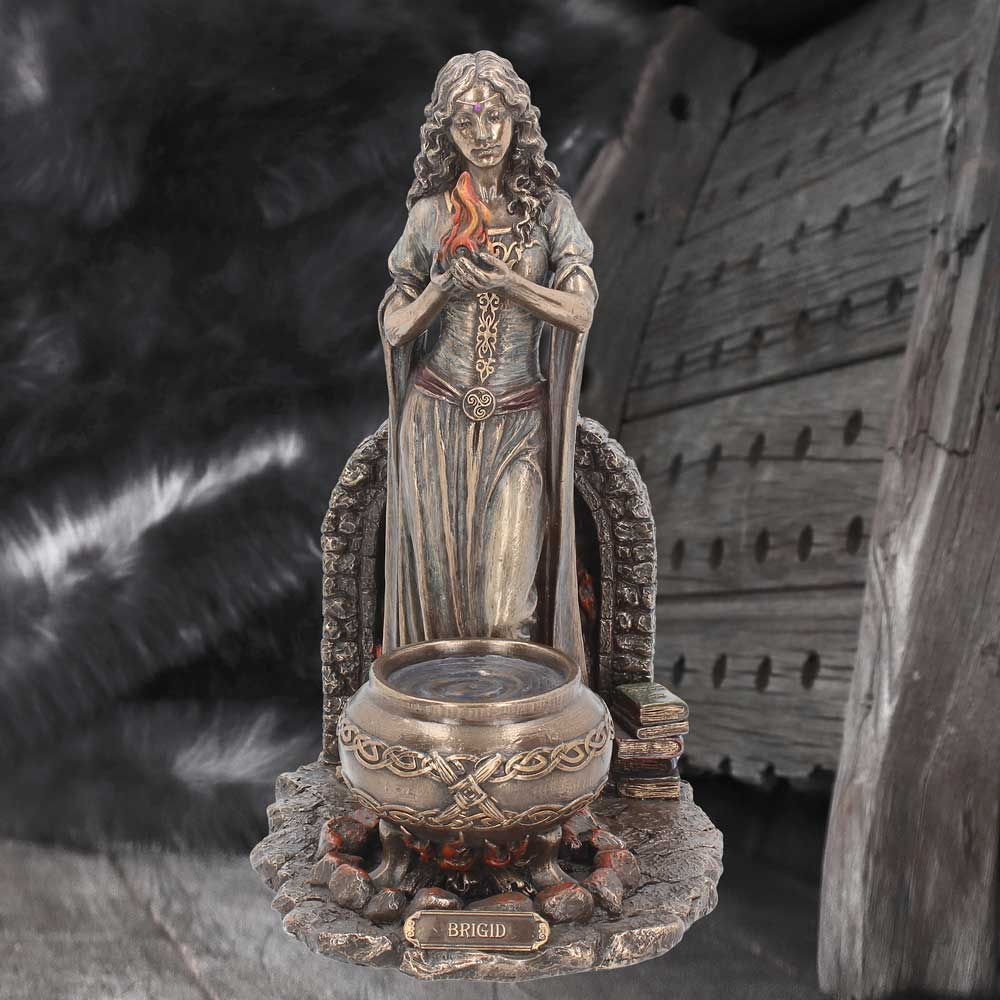 Brigid Irish Goddess Bronze Figurine 24.5 cm