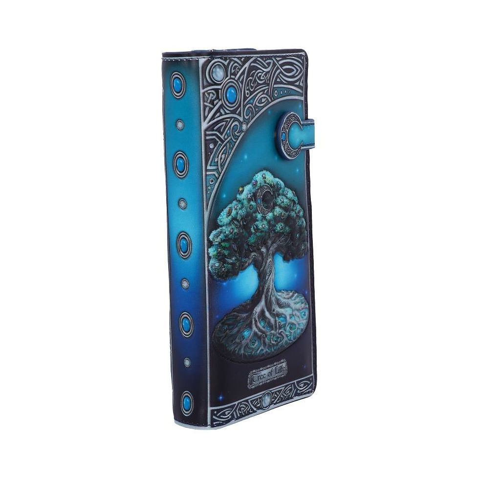Thumbnail: Tree of Life Pagan Moon Embossed Purse