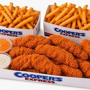 FAMILY MEAL- 8 PC CHICKEN TENDERS & 2 LG FRIES