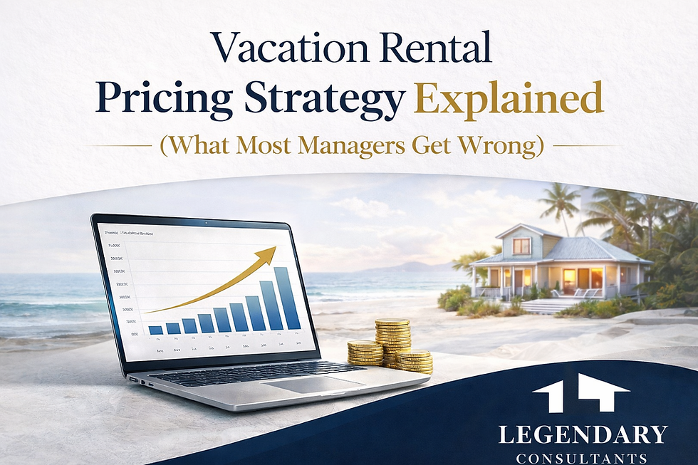 Vacation Rental Pricing Strategy Explained (And What Most Managers Get Wrong)