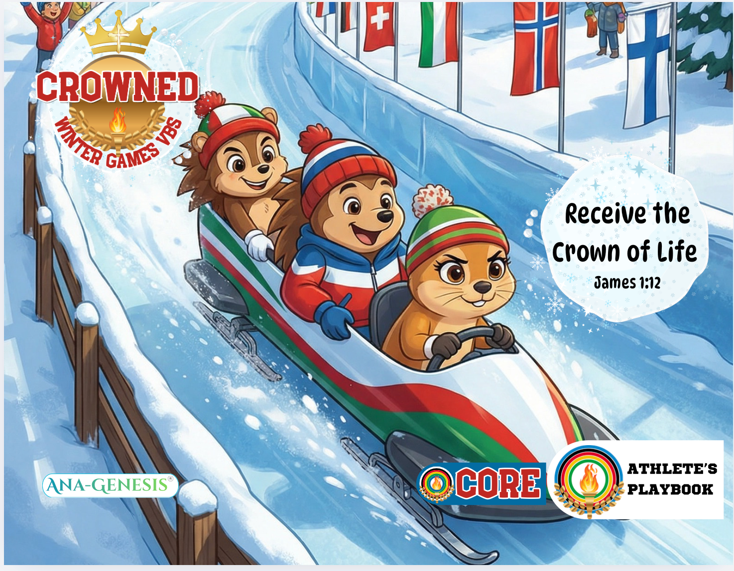 : Crowned: Winter Games Athletes Playbook — Ages 6–12