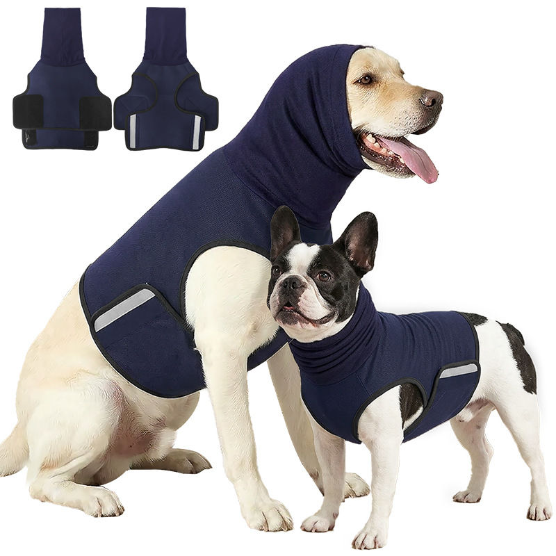 Thumbnail: Hooded Dog Vest with Anxiety Relief