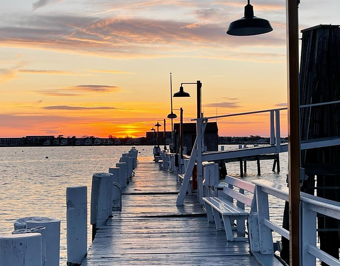 Banister's Wharf at Sunset (Newport, RI)