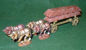 Thumbnail: Pontoon Wagon with 2 Pontoons and 4 Horses