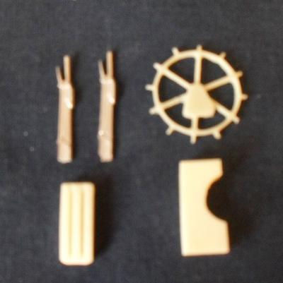 Signal Box Frame and Levers & Crossing gate Wheel