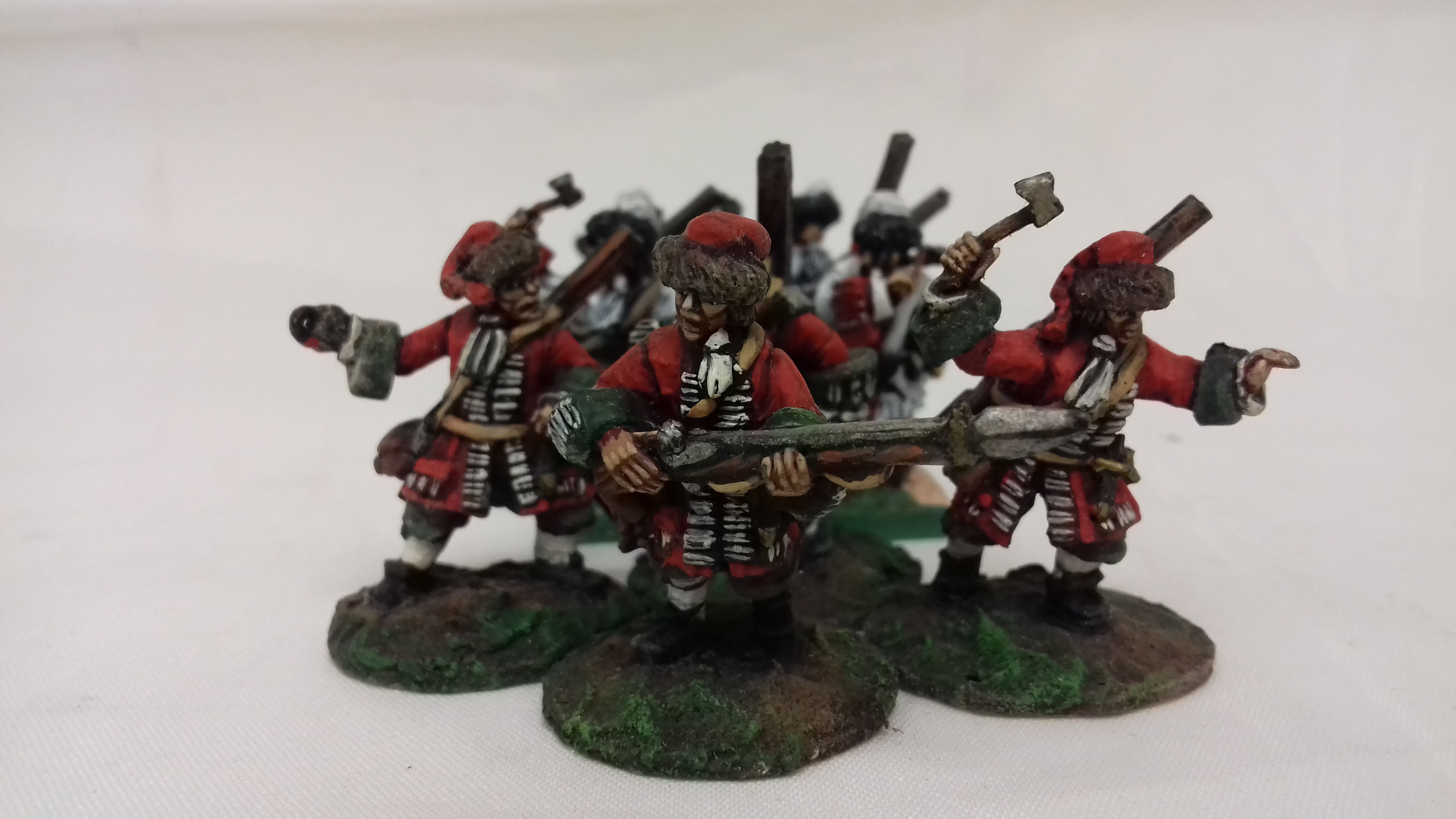 Grenadiers in Fur Caps, Assaulting