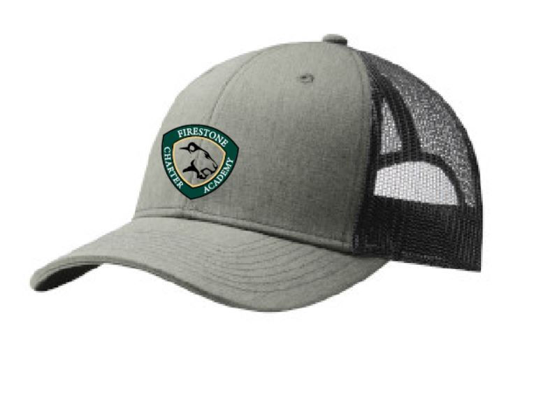 Thumbnail: Embroidered Snapback Trucker Hat-SMC112