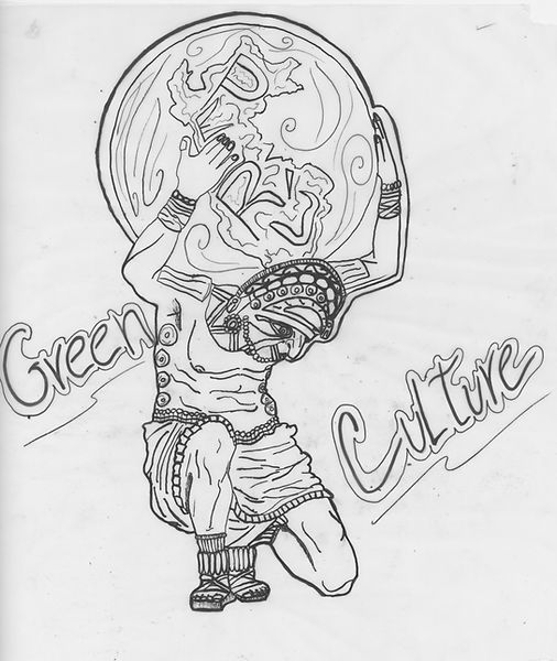 Pencil and ink sketch for concept art idea #3