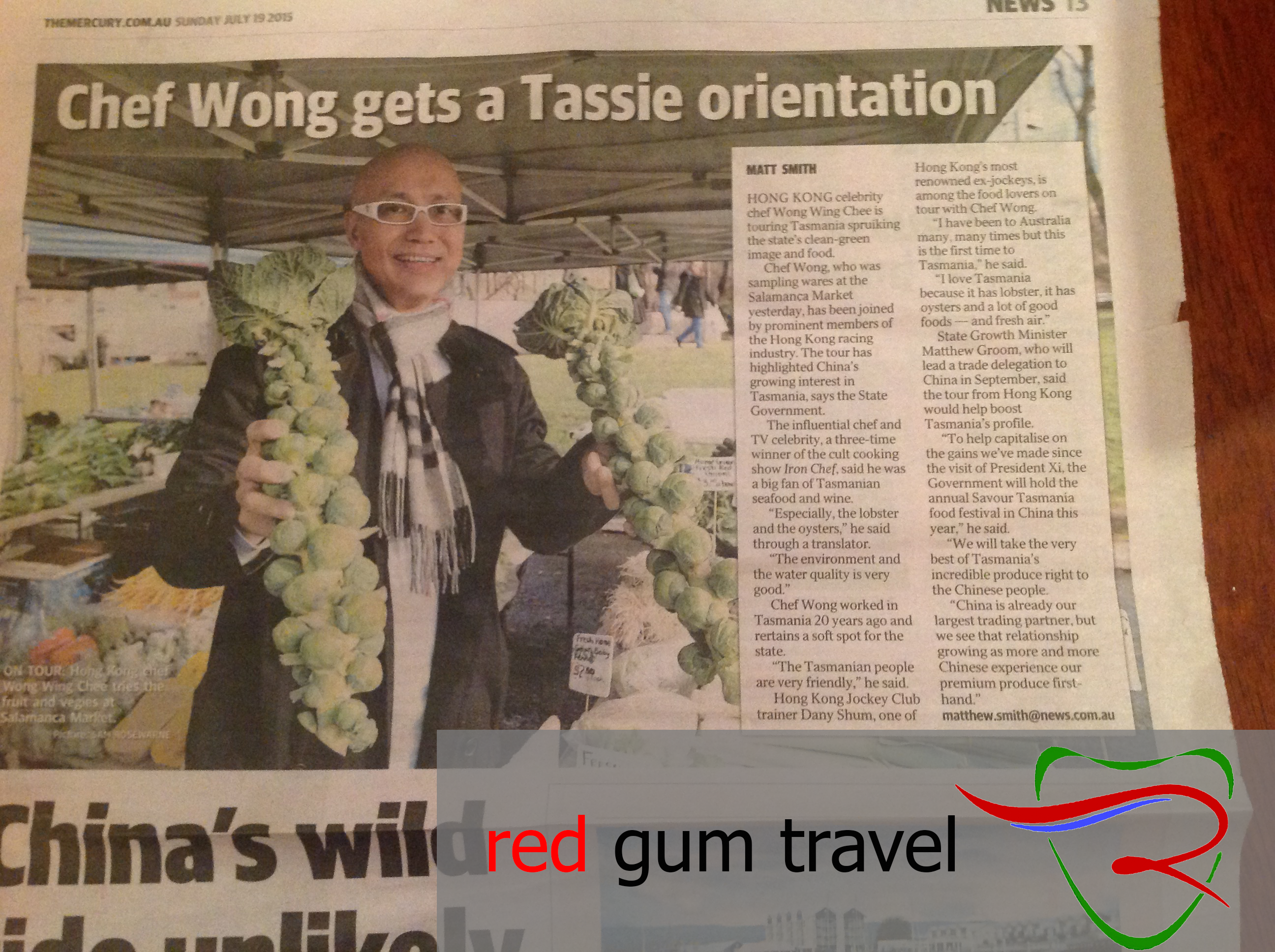 Article in The Mercury