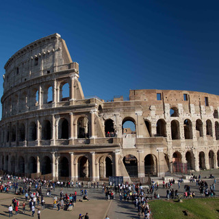 A view on the Colosseum.