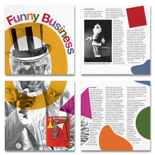 Graphic Design History Four Quadrants Poster