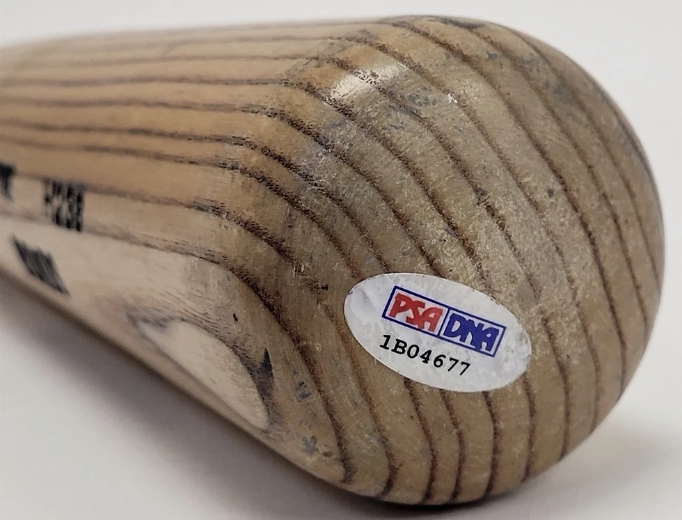 Thumbnail: SOLD 1988 Barry Bonds Signed Game Used Autographed Auto Bat PSA GU 8 LOA JSA LOA