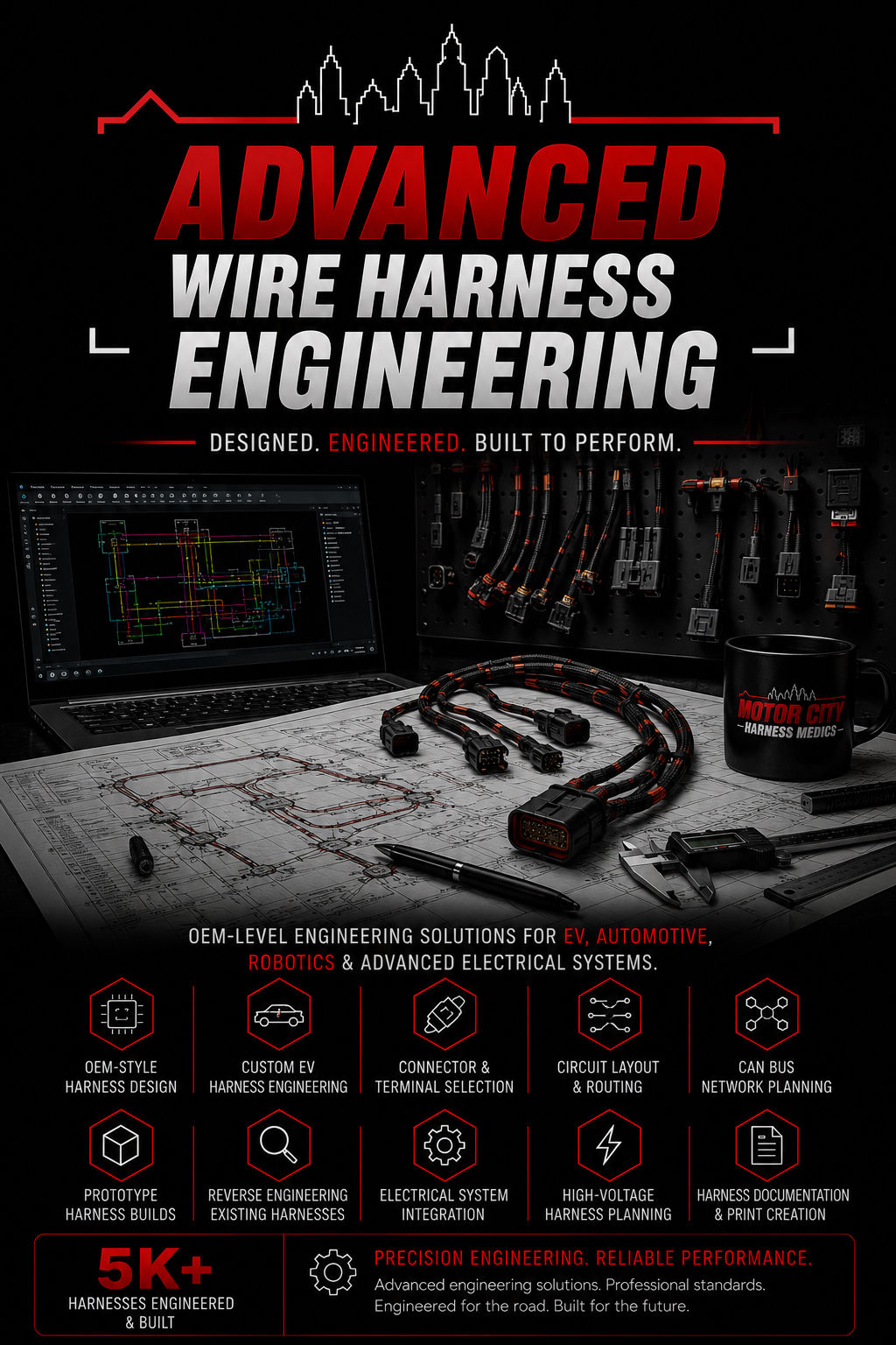 Advanced Wire Harness Engineering for HVIL Diagnostic