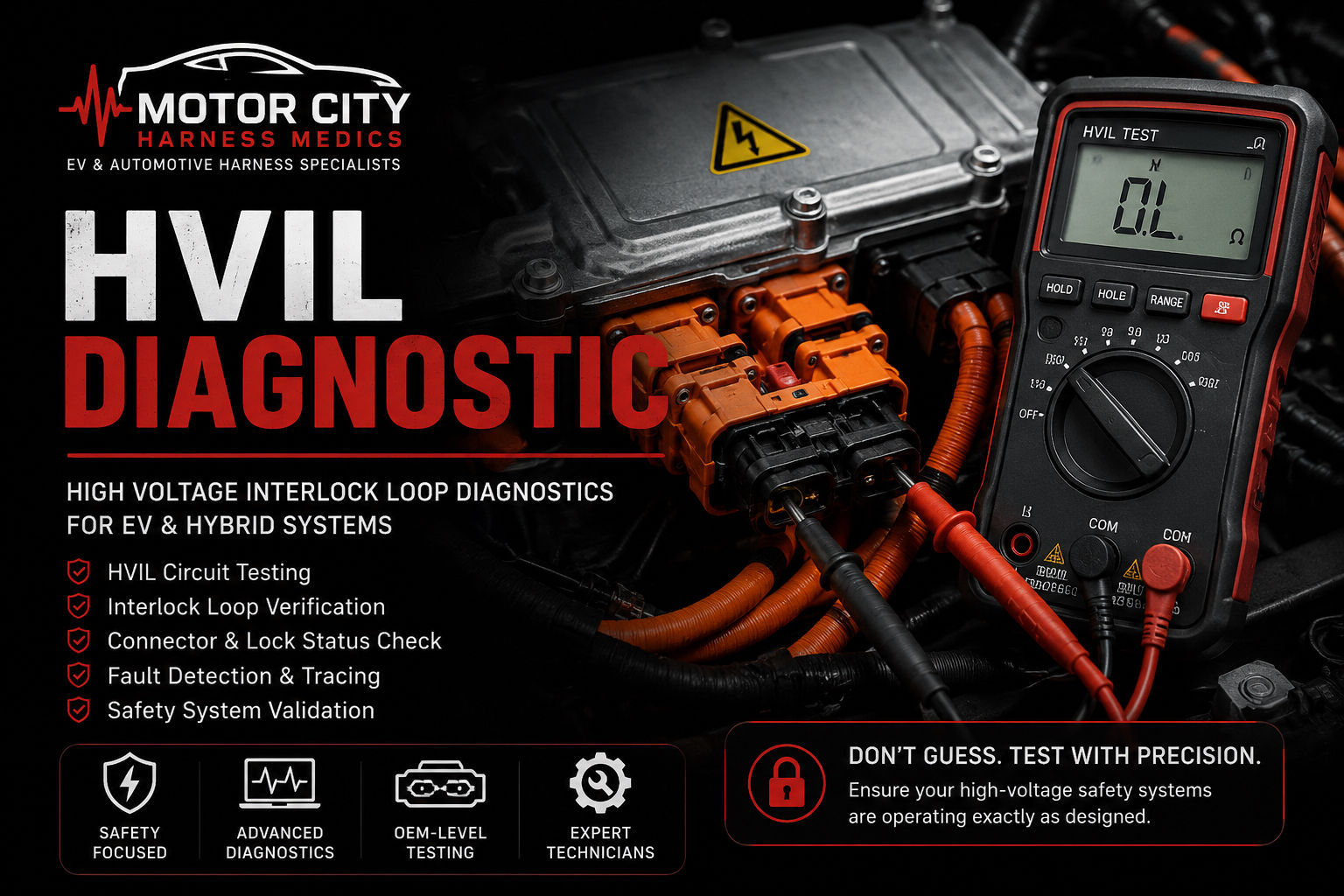 HVIL Diagnostic for EV and hybrid high voltage systems.