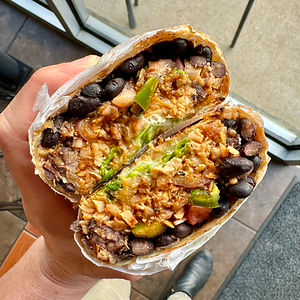 Pulled Jackfruit Burrito