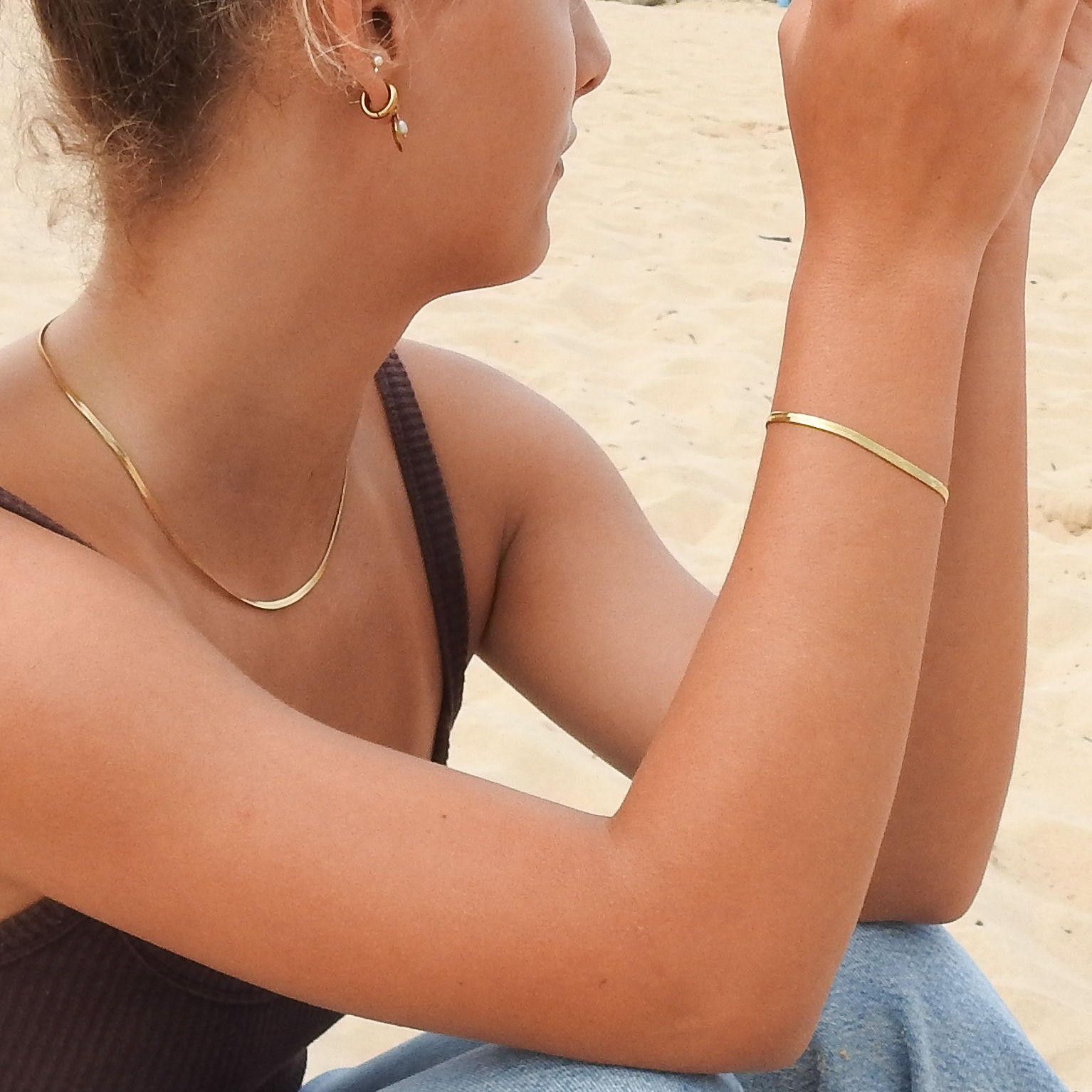 Snake Chain Bracelet - 3mm