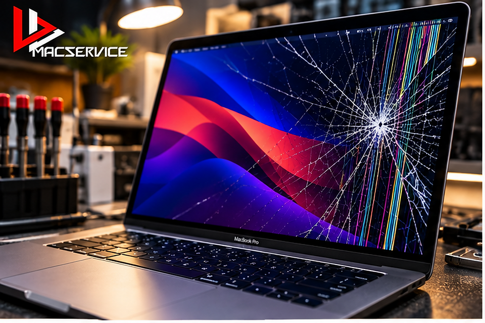 เปลี่ยนจอ MacBook Pro M5 จอแตก จอร้าว