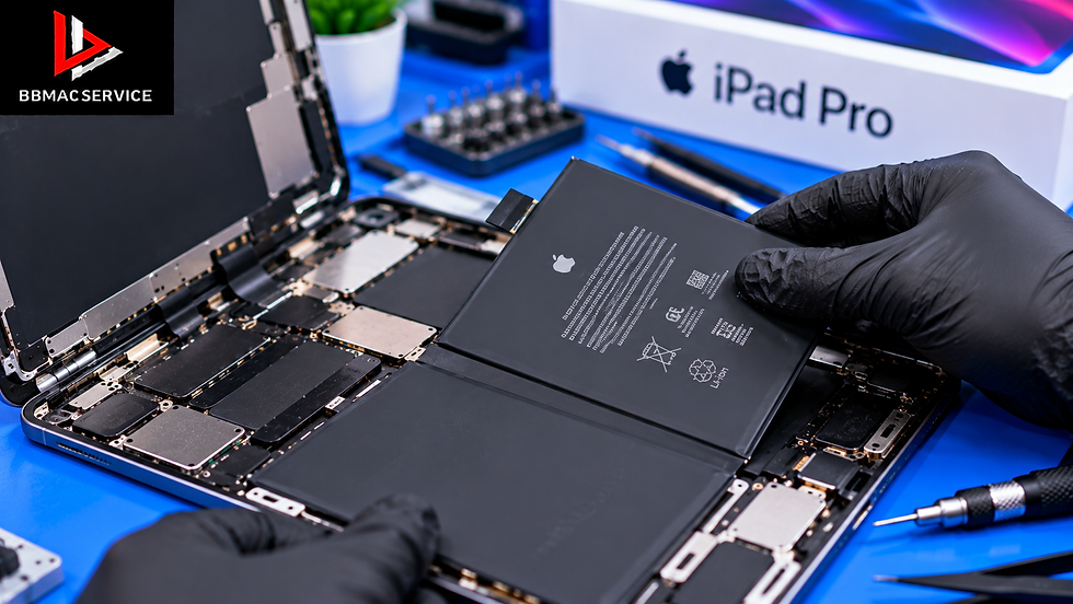 iPad Pro M4 แบตเตอรี่เสื่อม แบตหมดไว เครื่องดับเอง แบตบวม เกิดจากอะไร? เปลี่ยนแบตได้ไหม? 1