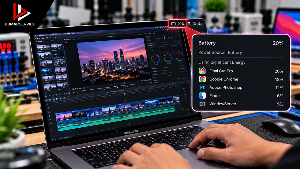 MacBook Pro M3 แบตเตอรี่เสื่อม แบตหมดเร็ว เกิดจากอะไร? เปลี่ยนแบตได้ไหม?