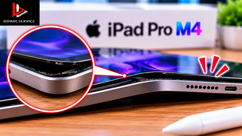 iPad Air M3 จอเป็นเส้น จอกระพริบ ภาพผิดปกติ เกิดจากอะไร? ซ่อมได้ไหม?