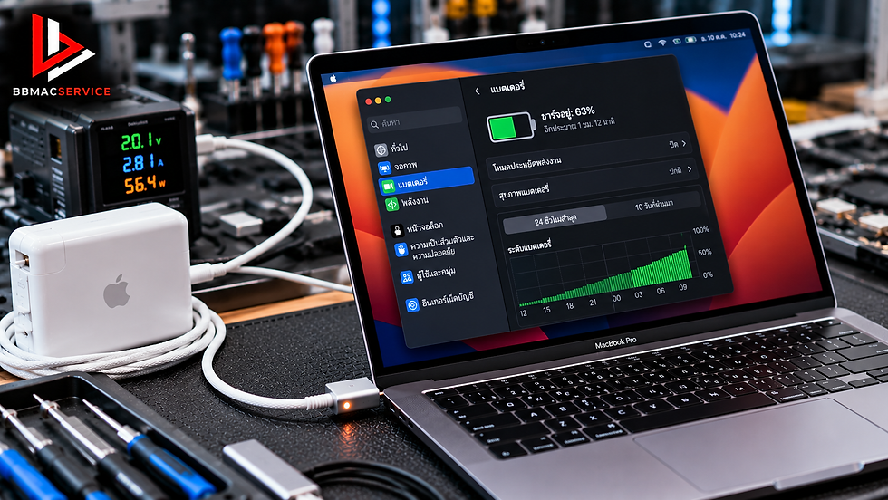 MacBook Pro M4 ชาร์จไม่เข้า