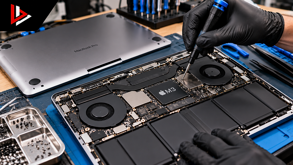 MacBook Pro M3 เปิดไม่ติด เครื่องดับสนิท เกิดจากอะไร?