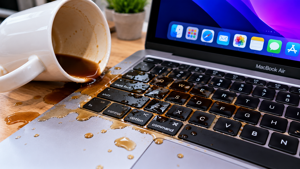 ซ่อม MacBook Air M4 คีย์บอร์ดเสีย กดไม่ติด บางปุ่มใช้งานไม่ได้