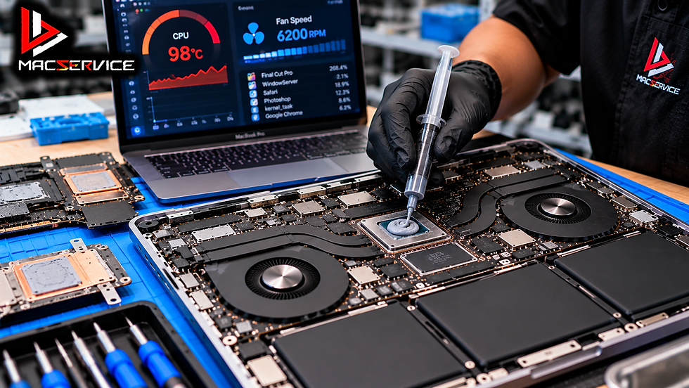 MacBook Pro M4 เครื่องร้อนผิดปกติ