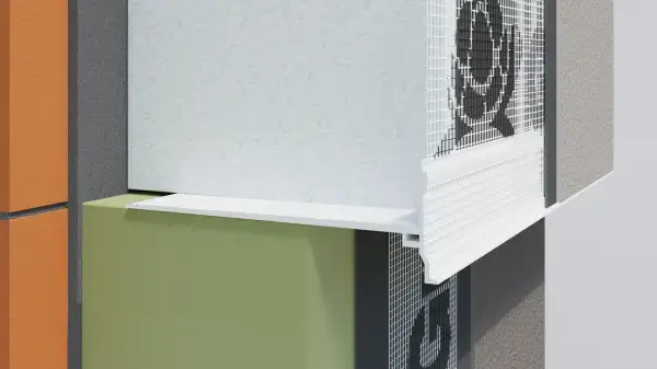 Прев'ю: Наглядний приклад вмонтованого цокольного профілю