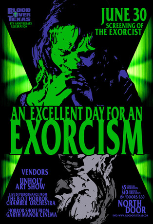 Poster of Exorcist movie screening