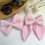 Thumbnail: Pink Seer Sucker Bow or Sailor Bow Over the Collar