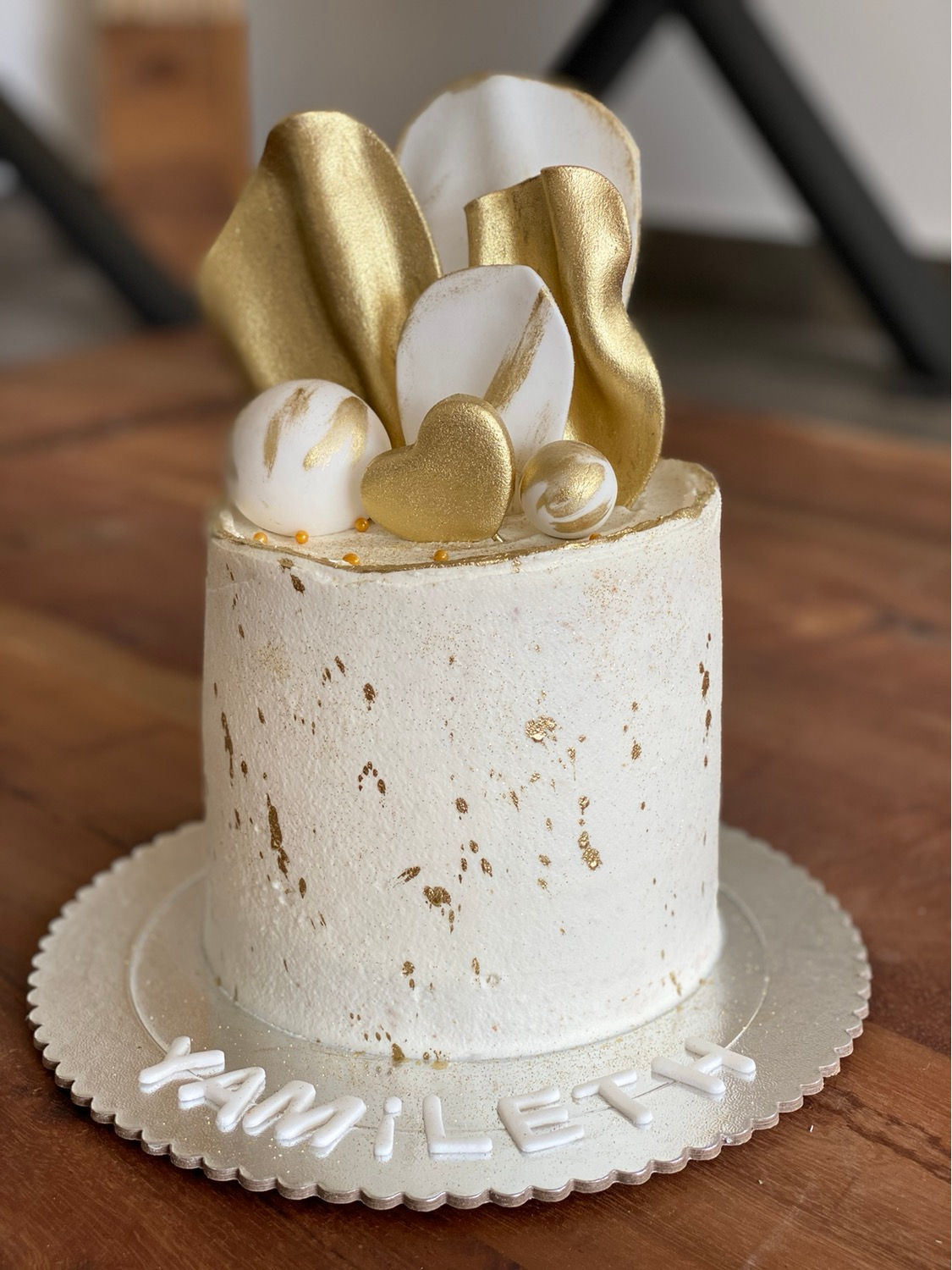 Cake blanco de mujer