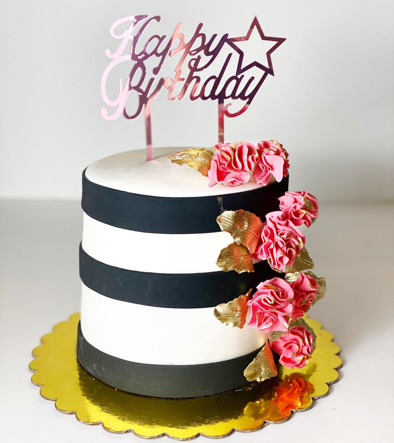 Cake de flores comestibles 