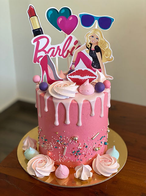 Bolo Tortas De Barbie Para NiÃ±as Barbie Cake Pastel Decorado De