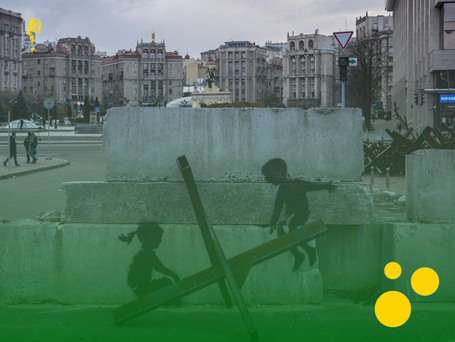 Бенксі в Україні: як стріт-арт перетворив руїни на меседжі війни