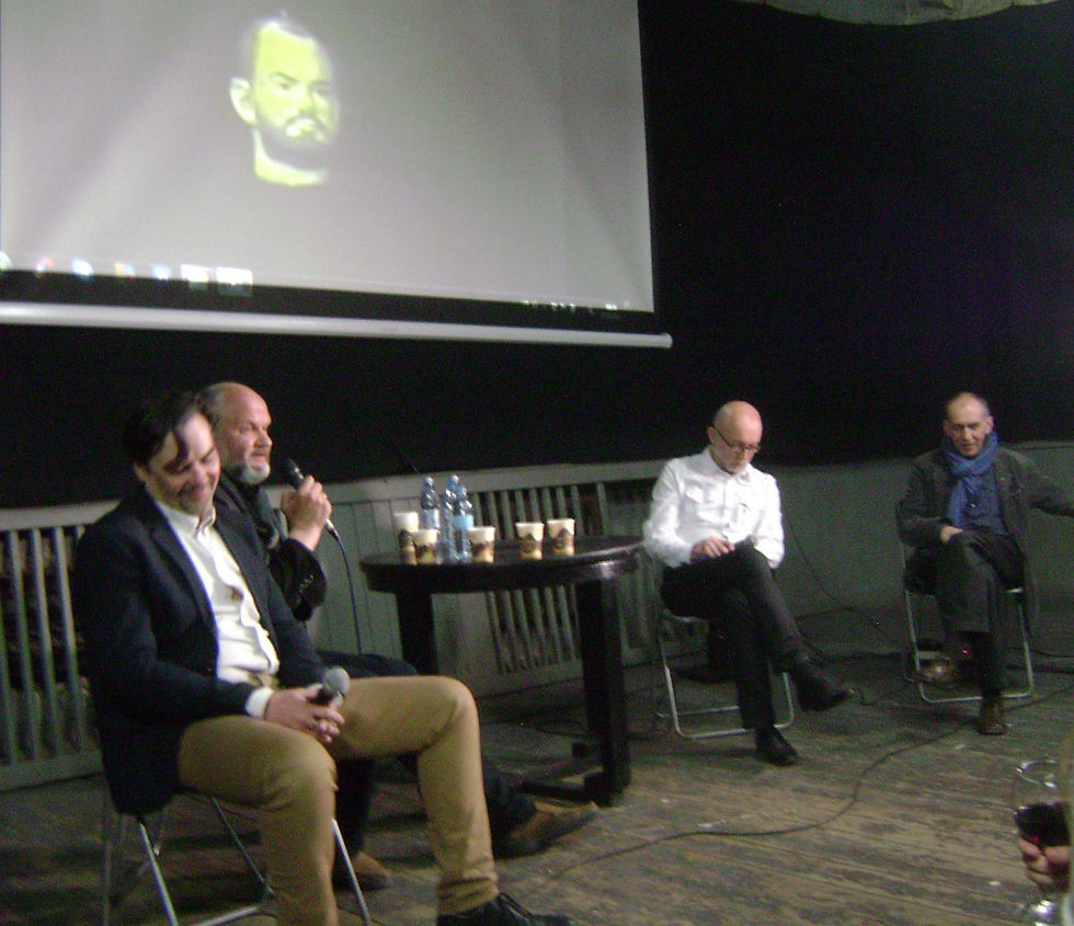 Юрій Андрухович, Віктор Неборак та Олександр Ірванець на тридцятиріччя спілки у Львові