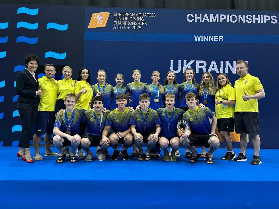 Юніорська збірна України зі стрибків у воду