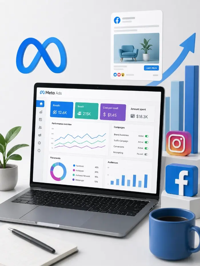 Imagine sugestiva Facebook Ads