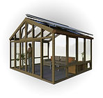 Wooden conservatory