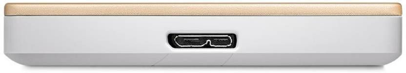 Thumbnail: Seagate Plus Slim 2TB Wired External Hard Drive (Gold)