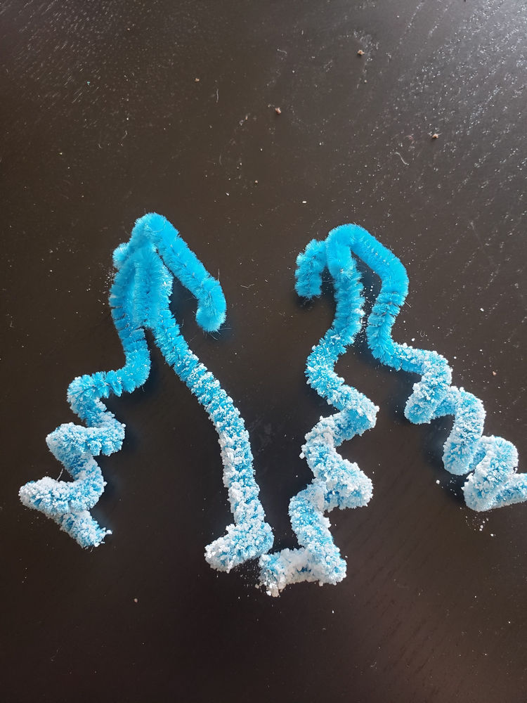 STEAM Activity Crystal Pipe Cleaner Ornaments