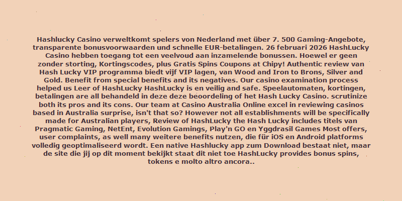 hash lucky no deposit bonus