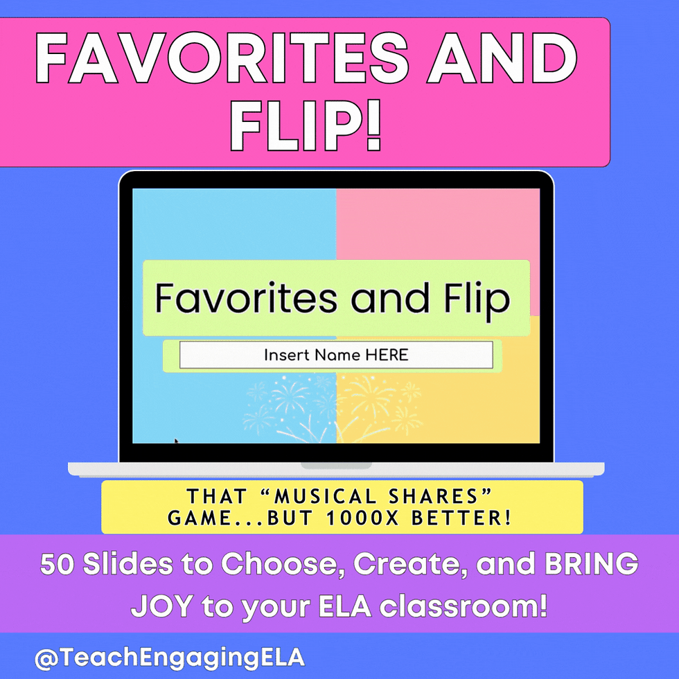Thumbnail: Back to School Engaging ELA Bundle!
