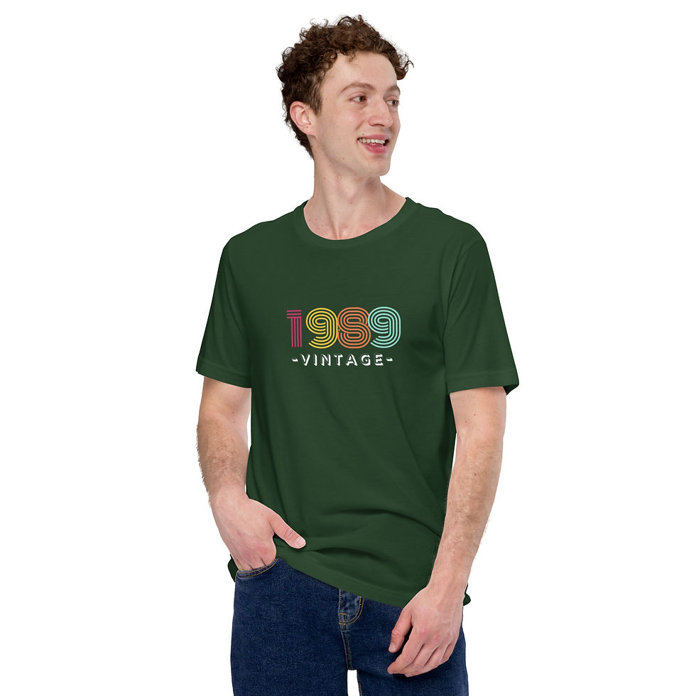 Thumbnail: Born in 1989 Unisex t-shirt