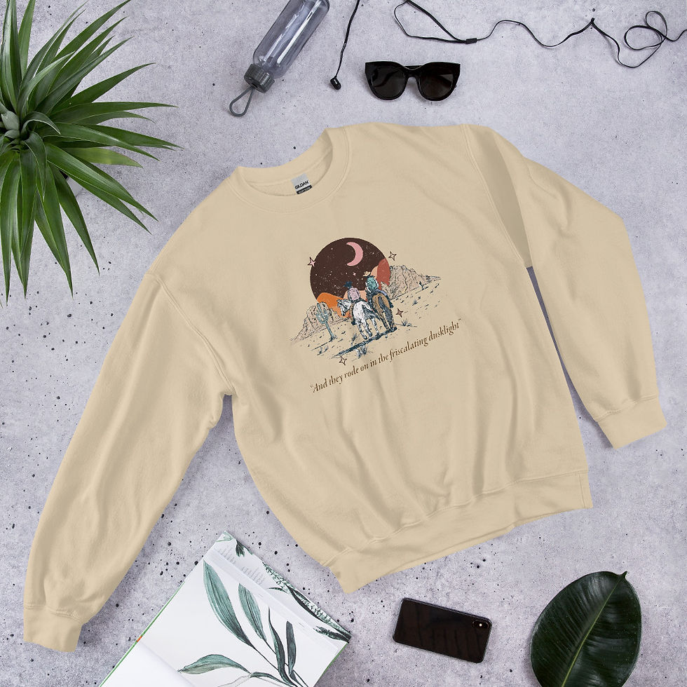 Thumbnail: And they rode... Unisex Sweatshirt