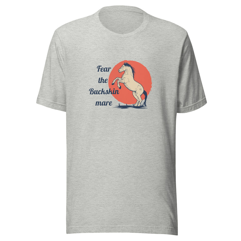Thumbnail: Buckskin Mare Unisex t-shirt