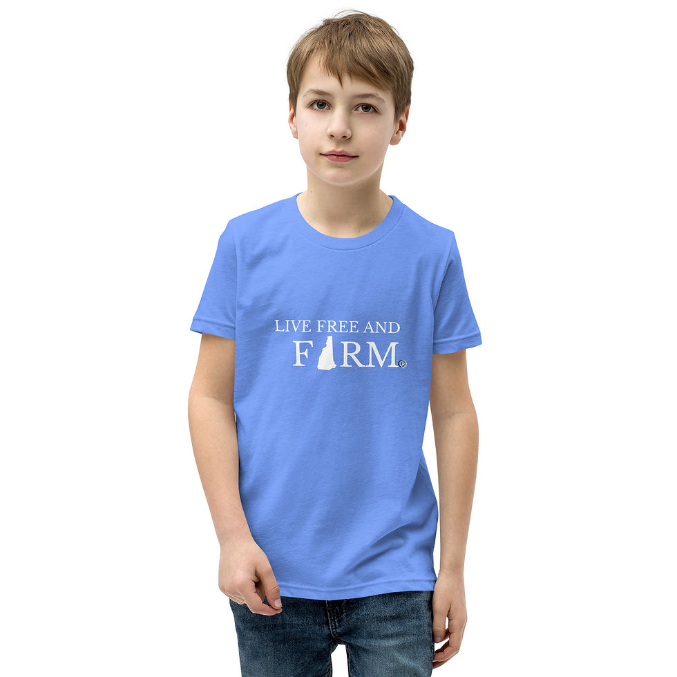 Thumbnail: Live Free and Farm Youth Short Sleeve T-Shirt